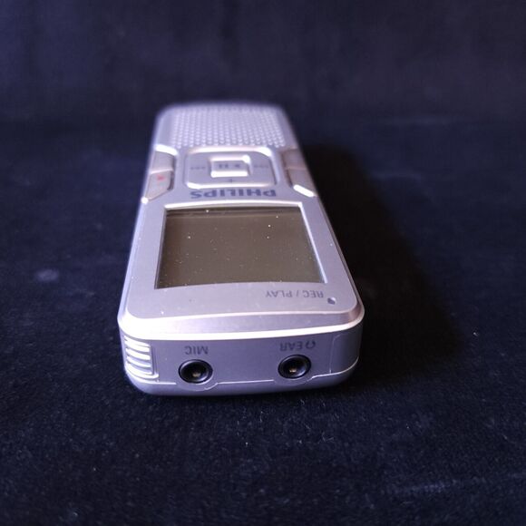 Used Philips Voice Tracer 660 Digital Recorder Model 660 Silver / 1GB For Parts - Picture 3 of 8